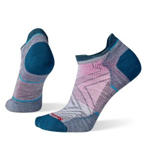Smartwool W RUN ZERO CUSHION LOW ANKLE medium gray Veľkosť: S ponožky