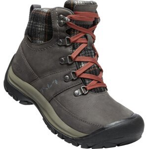 Keen KACI III WINTER MID WP WOMEN magnet/black plaid Veľkosť: 37,5 topánky