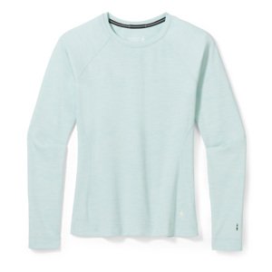 Smartwool W CLASSIC THERMAL MERINO BL CREW BOXED bleached aqua heather Veľkosť: XS spodná bielizeň