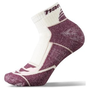 Hannah WALK LITE W natural/grape víno Veľkosť: M ponožky