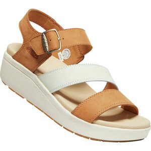 Keen ELLECITY BACKSTRAP WOMEN natural leather/clearly aqua Veľkosť: 37,5 195208148699 sandále