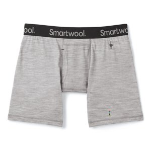 Smartwool MERINO BOXER BRIEF BOXED light gray heather Veľkosť: XXL boxerky