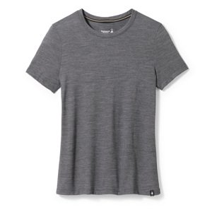 Smartwool W SHORT SLEEVE TEE SLIM FIT charcoal heather Veľkosť: M spodná bielizeň