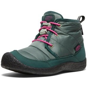 Keen HOWSER II CHUKKA WP YOUTH dark forest/fuchsia purple Veľkosť: 35 detské topánky