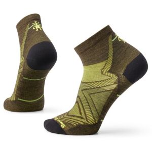 Smartwool RUN ZERO CUSHION ANKLE military olive Veľkosť: M ponožky