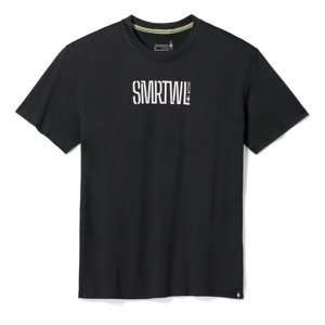 Smartwool ACTIVE LOGO GRAPHICS TEE black Veľkosť: M tričko