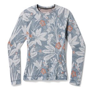Smartwool W CLASSIC THERMAL MERINO BL CREW BOXED winter sky floral Veľkosť: L spodná bielizeň