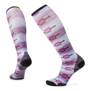 Smartwool W SKI ZC FLIRT WITH ME PRINT OTC purple iris Veľkosť: S ponožky