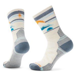 Smartwool W HIKE LIGHT CUSHION MOUNTAIN MOON CREW moonbeam Veľkosť: M- dámske ponožky