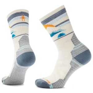 Smartwool W HIKE LIGHT CUSHION MOUNTAIN MOON CREW moonbeam Veľkosť: S ponožky