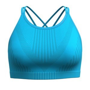 Smartwool W INTRAKNIŤ STRAPPY BRA pool blue heather Veľkosť: L dámska podprsenka