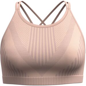 Smartwool W INTRAKNIŤ STRAPPY BRA pink sugar heather Veľkosť: XL dámska podprsenka