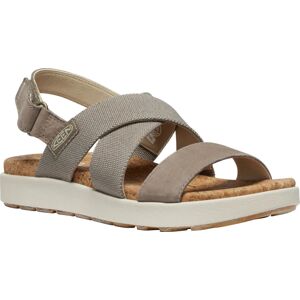 Keen ELLE CRISS CROSS WOMEN brindle/birch Veľkosť: 39,5 dámske sandále