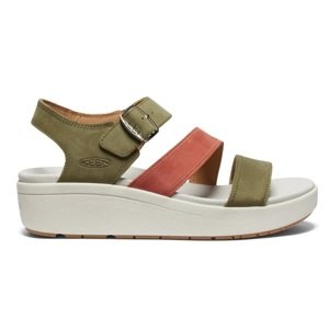 Keen ELLECITY BACKSTRAP WOMEN martini olive/baked clay Veľkosť: 39 dámske sandále