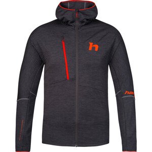 Hannah NIRO HOODY anthracite mel Veľkosť: XL pánska mikina