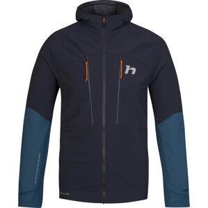 Hannah TRANE HOODY anthracite/stratified sea Veľkosť: XL pánska bunda