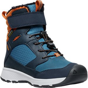 Keen SKUA WINTER WP CHILDREN sky captain/gold flame Veľkosť: 25/26 detské topánky