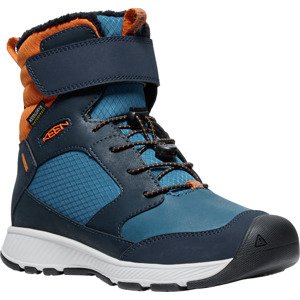 Keen SKUA WINTER WP YOUTH sky captain/gold flame Veľkosť: -34 detské topánky