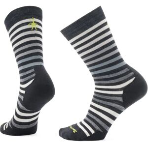Smartwool EVERYDAY SPRUCE STREET CREW black-white Veľkosť: M unisex ponožky