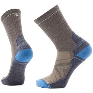 Smartwool HIKE LIGHT CUSHION CREW taupe-lagúna Veľkosť: L unisex ponožky
