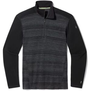 Smartwool M CLASSIC THERMAL MERINO BL 1/4 ZIP B black color shift Veľkosť: L pánske tričko