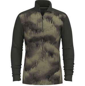 Smartwool M CLASSIC THERMAL MERINO BL 1/4 ZIP B north woods foggy pines Veľkosť: M pánske tričko