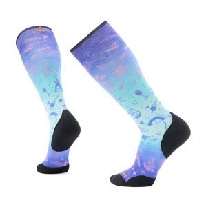 Smartwool SKI TC NATURE DOODLES PRINT OTC capri Veľkosť: L unisex ponožky