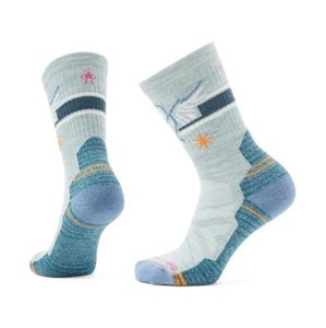 Smartwool W HIKE LIGHT CUSHION HOO WHO CREW frosty green Veľkosť: L dámske ponožky