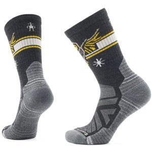 Smartwool W HIKE LIGHT CUSHION HOO WHO CREW charcoal Veľkosť: S dámske ponožky