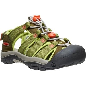 Keen NEWPORT BOUNDLESS YOUTH dark olive/scarlet ibis Veľkosť: 32/33 195208626937 detské sandále