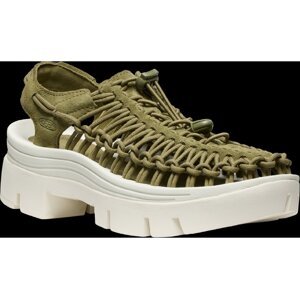 Keen UNEEK PLT UNI martini olive/star white Veľkosť: 40.5 unisex sandále