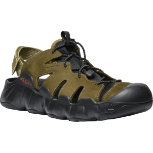 Keen HYPERPORT FISHERMAN LEATHER MEN dark olive/black Veľkosť: 42,5 pánske sandále
