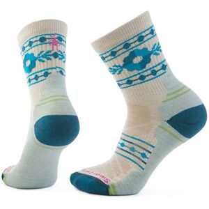 Smartwool W HIKE LIGHT CUSHION RETRO FLRL MD CR SC moonbeam Veľkosť: M ponožky