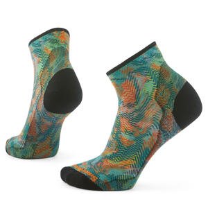 Smartwool W BIKE ZERO CUSHION JUNGLE MSC PRN AN SC honey gold Veľkosť: S ponožky