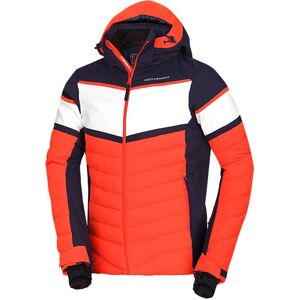 Northfinder Pánska lyžiarska zateplená komfortná bunda VITTORIO orange blue Veľkosť: M pánska bunda