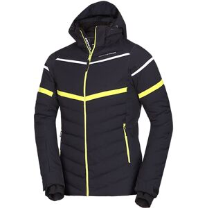 Northfinder Pánska lyžiarska zateplená komfortná bunda VITTORIO lime green black Veľkosť: 2XL pánska bunda