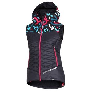 Northfinder JAVOROVA 1 dámska vesta multicolor print VE-44451SKP-512 Veľkosť: M 8584153581279 dámska vesta