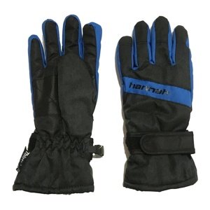 Hannah MOJO JR black mel (blue) Veľkosť: 7/8 detské rukavice