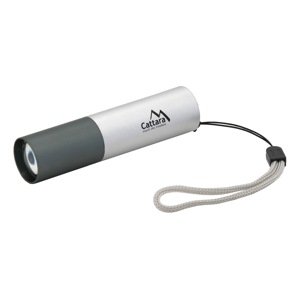 Cattara Svietidlo vreckové LED 120lm ZOOM nabíjací SILVER 8591686131642