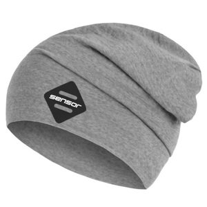 SENSOR čiapka MERINO ACTIVE LOGO sivá Veľkosť: L čiapka