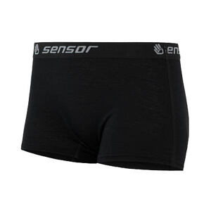 SENSOR MERINO ACTIVE dámske nohavičky s nohavičkou čierna Veľkosť: XL