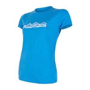 SENSOR MERINO ACTIVE PT MOUNTAINS dámske tričko kr.rukáv modrá Veľkosť: -M