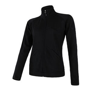 Sensor MERINO UPPER dámska mikina celozip čierna Veľkosť: XXL