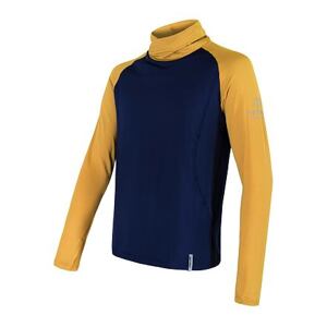 SENSOR COOLMAX THERMO pánska mikina tm.modrá / mustard Veľkosť: XXL-
