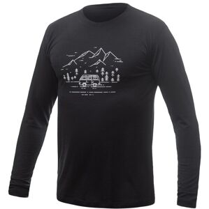 SENSOR MERINO ACTIVE PT VAN LIFE pánske tričko dl.rukáv čierna Veľkosť: L