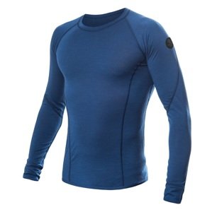 SENSOR MERINO AIR pánske tričko dl.rukáv tm.modrá Veľkosť: XXXL- pánske tričko s krátkym rukávom