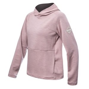 SENSOR MERINO UPPER traveller dámska mikina s kapucňou dusty pink Veľkosť: M dámska mikina