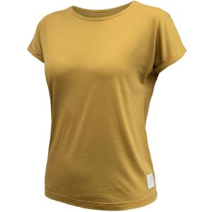 SENSOR MERINO AIR traveller dámske tričko kr.rukáv mustard Veľkosť: S 8592837098296 dámske tričko kr.rukáv