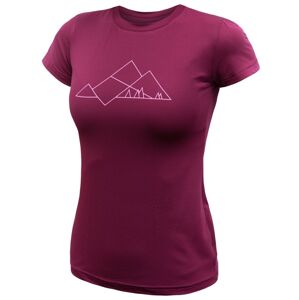 SENSOR COOLMAX TECH GEO MOUNTAINS dámske tričko kr.rukáv lilla Veľkosť: XXL dámske tričko