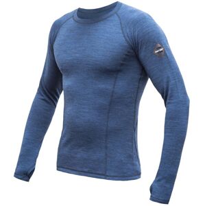 SENSOR MERINO BOLD pánske tričko dl.rukáv cool blue Veľkosť: L termobielizeň